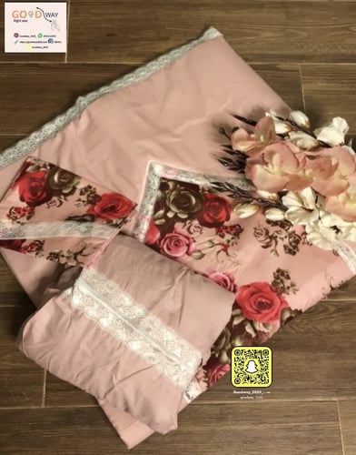 طقم صلاة قطني بناتي 3قطع