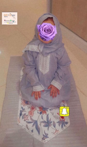 طقم صلاة بناتي 3قطع