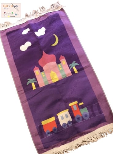 7سجادة اطفال لون موف برسومات جميلة