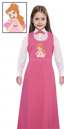 مريول ابتدائي قطعتين موديل21 منفوش