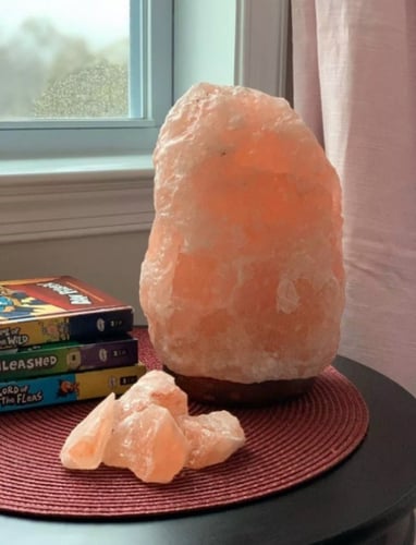 مصباح ملح الهيمالايا الطبيعي 4 - 5 كيلو