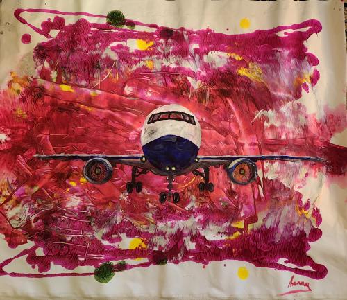 اسم اللوحة " رحلة العودة"