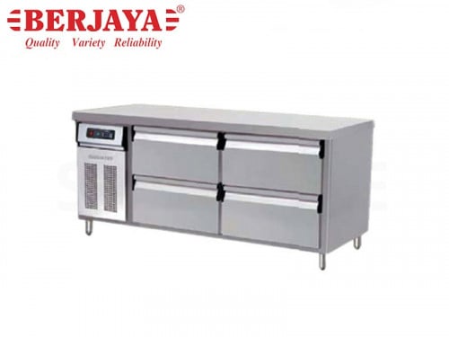 ثلاجة كاونتر ستيل 4 ادراج ماليزي