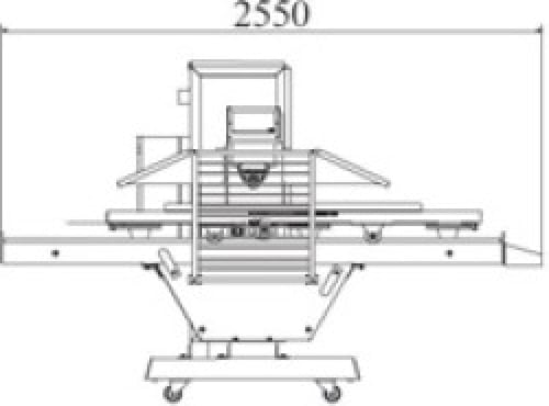 مكينة فرد عجينة البقلاوة الأوتوماتيكية BDR-120