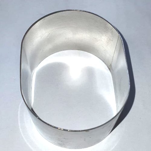 رنك استيل بيضاوي