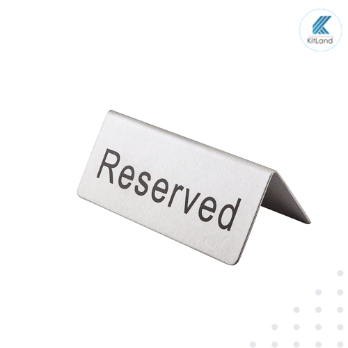 استاند لحجز الطاولات استيل