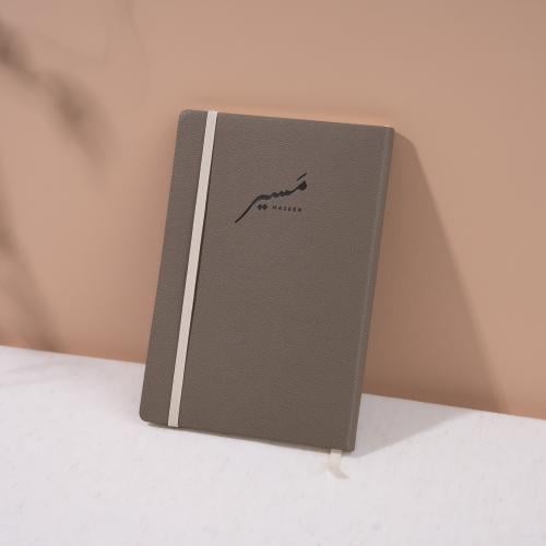 دفتر جلدي كبير - بني