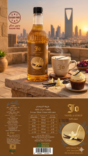 فانيليا سيروب بدون سكر Sugar-Free Vanilla Syrup