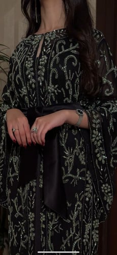 دقلة تل مشغولة بالشك الفضي الفاااخ