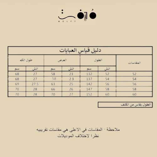 عباية اسود قصه رسمي بالون البني