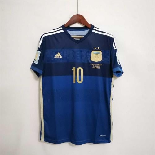 منتخب الارجنتين 2014 بطباعة ميسي-vintage