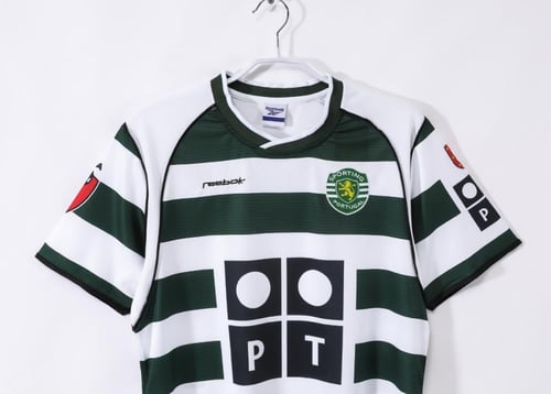 لشبونه 2002/2003 مع طباعة رونالدو-vintage