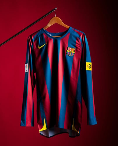 تيشيرت رونالدينهو برشلونة 2005/2006