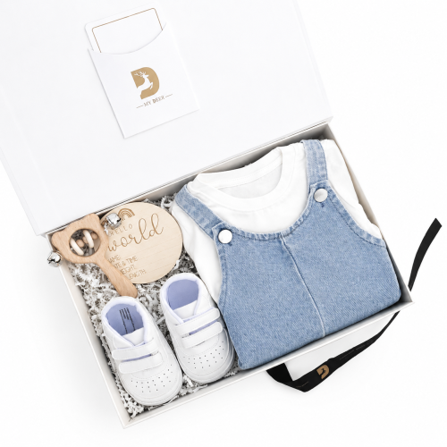 Baby gifts, jeans carrier