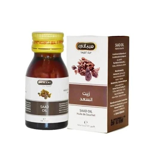 Al-Saad oil for hair growth reduction from Hemani...