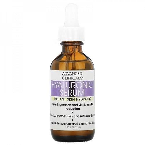 Advanced Clinicals Hyaluronic Serum Instant Moistu...
