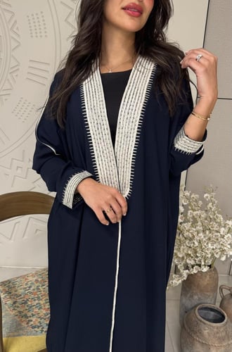 Navy Blue And Silver