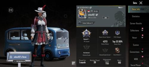 حساب ببجي كوريه تقييم ماسي