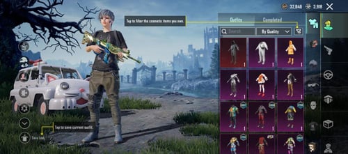 حساب ببجي كوريه امفور النمر