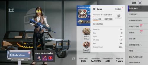 Korean PUBG account