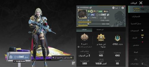 حساب ببجي عالمية كل مسج