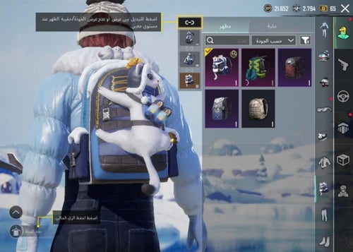 حساب ببجي عالمية شرق