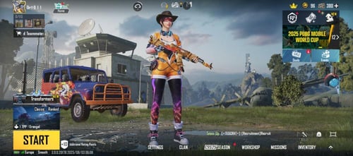 حساب ببجي كوريه akm كل مسج