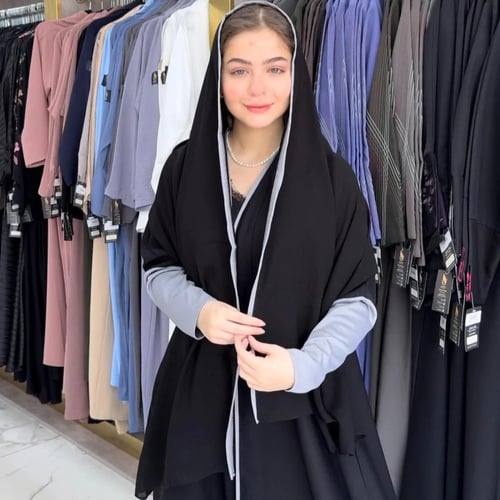 00164 عبايه كم الاسترتش