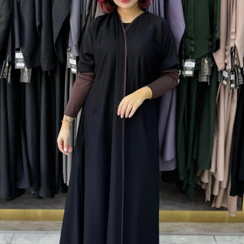 00164 عبايه كم الاسترتش