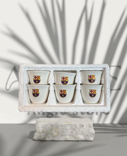 فنجان قهوه شعار برشلونا