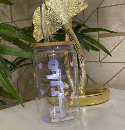 كوب بتصميم قلوب صغيره