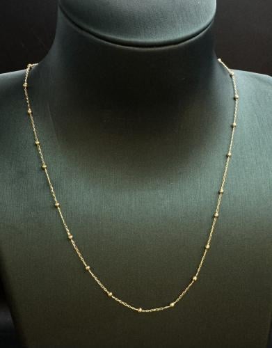 سلسال بابلز ناعم حجم صغير عيار 21. الطول 45 سم. ال...