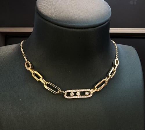 تشوكو وجهين عيار 18. الطول 39/36/34 سم. الوزن 9.79...