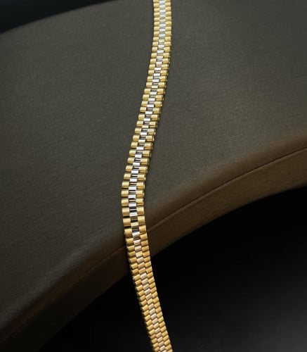 اسوارة (انسيال) عيار 18. الطول 20 سم. العرض 5 ملم....