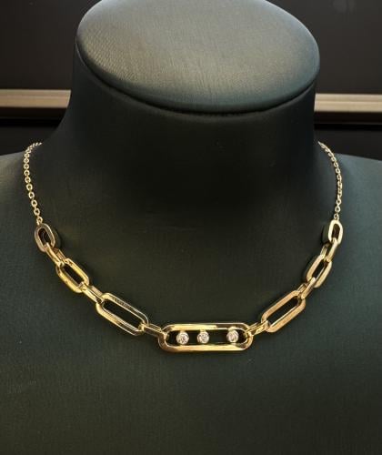 تشوكو وجهين عيار 18. الطول 39/36/34 سم. الوزن 9.79...