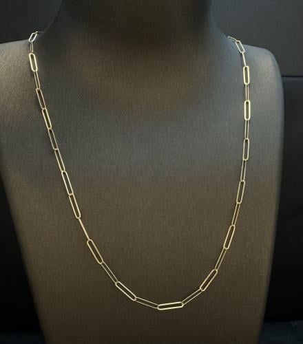 سلسال ناعم بيبركليب عيار 18. الطول 50 سم. الوزن 2....