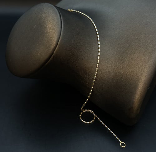 اسوارة(انسيال) ناعم عيار 18. الطول التقريبي 19.5 س...