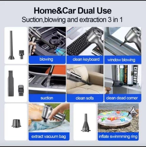 مكنسة كهربائية لاسلكية للسيارة