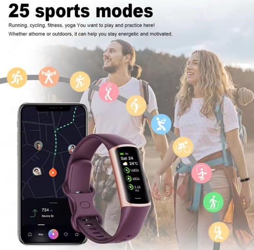 ساعة ذكية بتقنية AMOLED