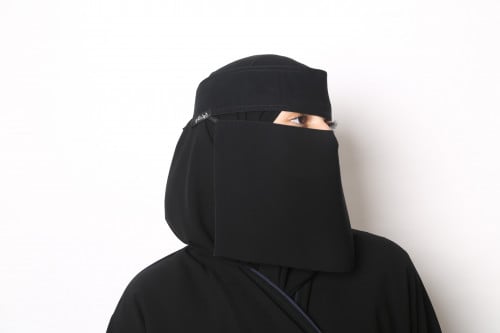 Quarter face covering