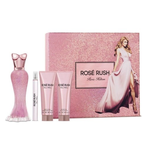 Paris Hilton Rose Rush perfume set