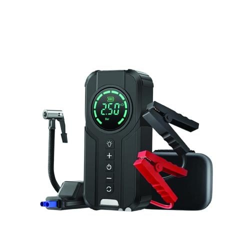 اشتراك ومنفاخ مدمج مع كشاف وباور بانك مشغل للسيارة...