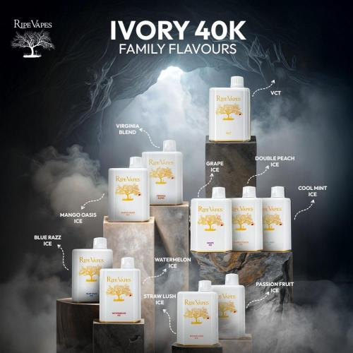 رايب فيبز 40 ألف سحبة | RIPE VAPES IVORY 40K