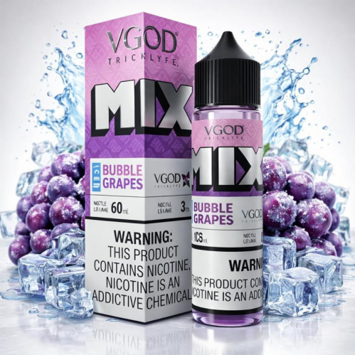 في قود علك عنب بارد 60 مل | VGOD BUBBLE GRAPES ICE...