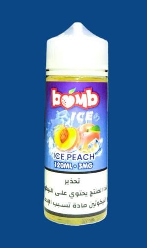 بومب خوخ ايس 120 مل Bomb Peach Ice
