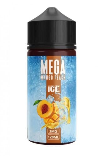 ميقا مانجو خوخ ايس 120 مل Mega Mango Peach ice