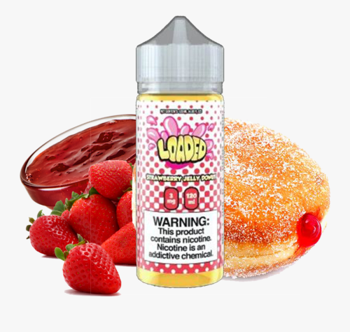 نكهة فراولة دونات من لوديد 120 مل LOADED Strawberr...