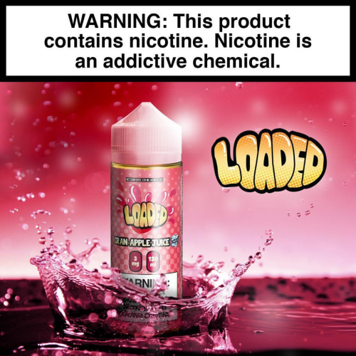 لوديد كران ابل جوس 120 مل Loaded Cran-Apple Juice