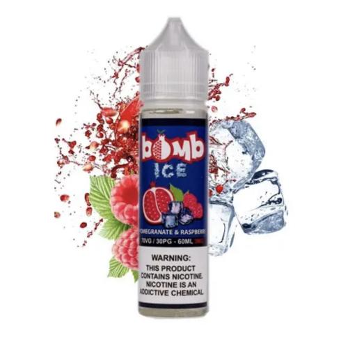 بومب رمان توت ايس Bomb Pomegranate & Raspberry Ice