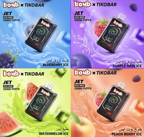 سحبة بومب جيت 25 الف سحبة | Bomb JET Disposable 25...